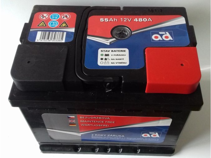 AD Baterie 55 AH 480 A