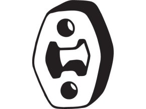 Pryžový pásek, výfukový systém BOSAL 255 047