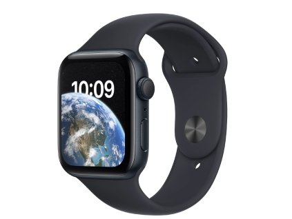 Apple Watch SE 2022, 44mm, Midnight, Midnight Sport Band