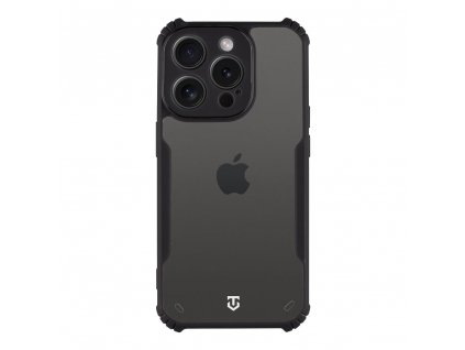 Tactical Quantum Stealth Kryt pro Apple iPhone 15 Pro Průhledný/Černý