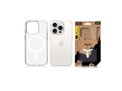 Tactical MagForce Kryt pro iPhone 15 Pro - Průhledný