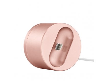 coteetci base20 charging dock for airpods rose gold