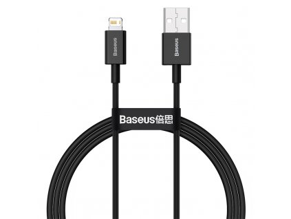 baseus superior series fast charging data cable usb to ip 2 4a 1m black