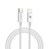 RhinoTech Pletený Nylon Kabel USB-C/Lightning 1m