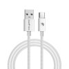 RhinoTech Nabíjecí Kabel Nylon USB-A na USB-C 1m