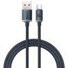 baseus cajy000401 crystal shine series datovy kabel usb usb c 100w 1 2m black ie10667990