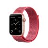 coteetci magic tape strap for apple watch 42 44mm hibiscus