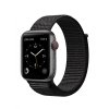 coteetci magic tape strap for apple watch 38 40mm black