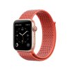 coteetci magic tape strap for apple watch 38 40mm netarine