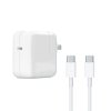 coteetci usb c power adapter with 2m c c cable 96w max white