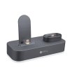 coteetci 2in1 lightning iphone airpods charging dock gray 1
