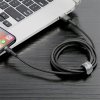 Baseus Cafule Kabel USB na Lightning 50cm - Černo-Šedý