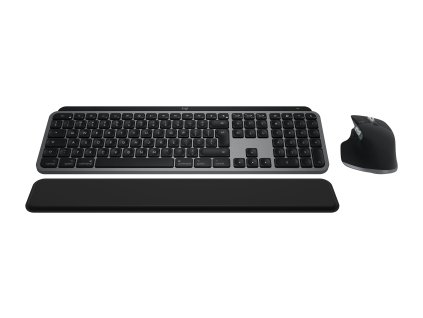 Logitech MX Keys S Combo for Mac MX Master 3S for Mac, MX Keys S for Mac & MX Palm Rest - Space Grey