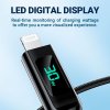 acefast c6 01 usbc to lightning charging data cable led digital display