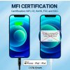 acefast c6 01 usbc to lightning charging data cable mfi certification