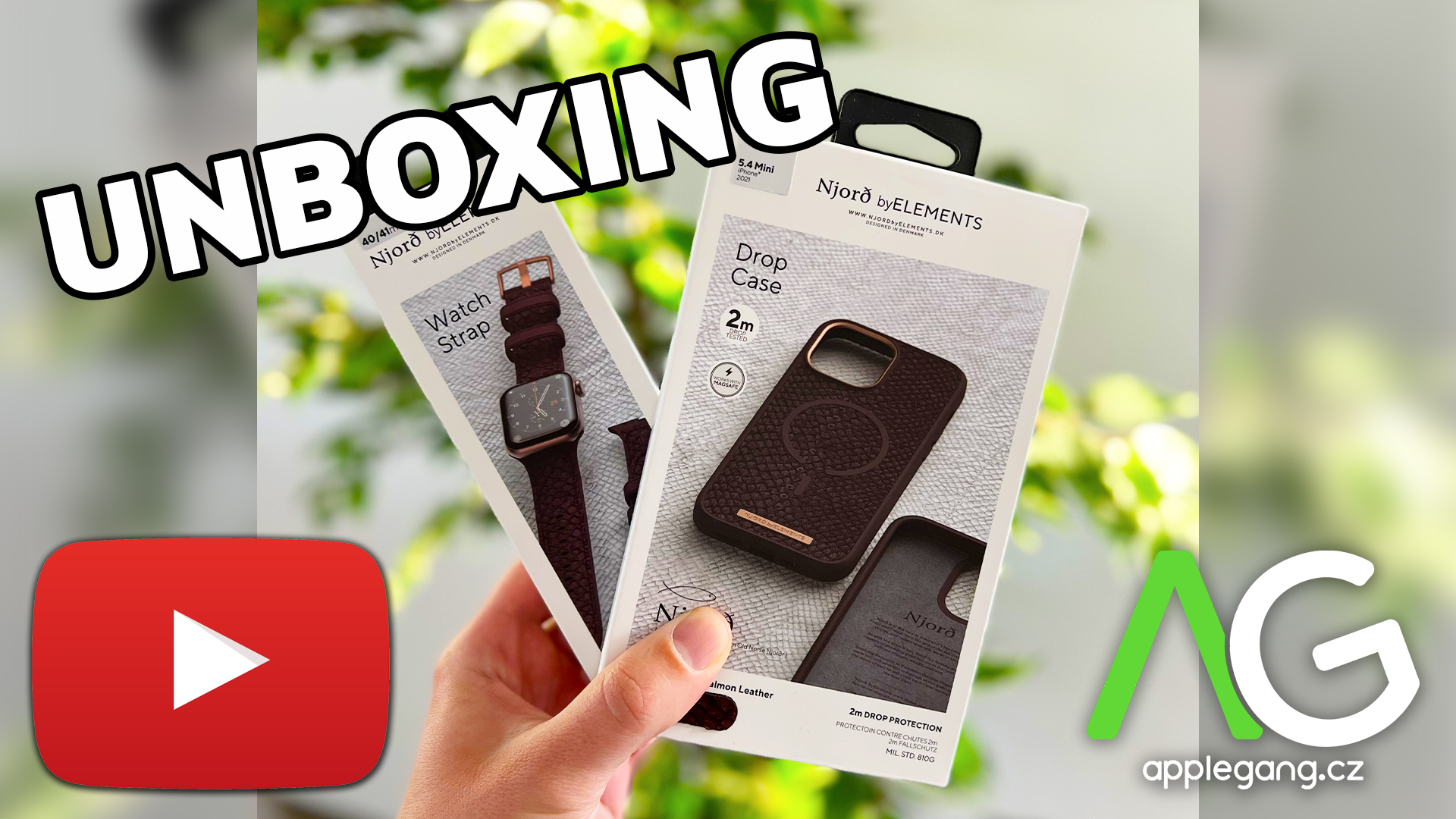 Unboxing - Lososí kůže na iPhonu i pro hodinky Apple Watch
