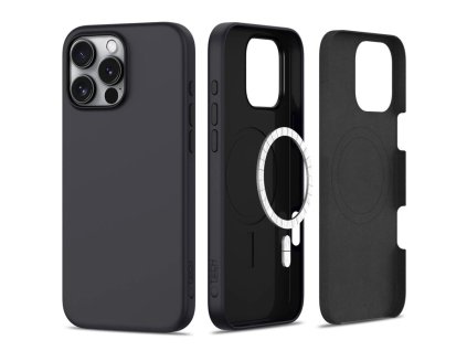 Pouzdro Tech-Protect Silicone MagSafe pro Apple iPhone 16 Pro Max Matná Černá