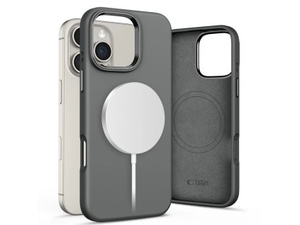 10048 pouzdro tech protect silicone pure magsafe pro apple iphone 16 pro max clay