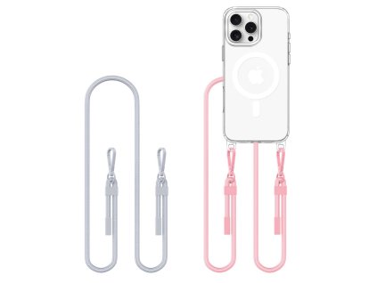 10054 pouzdro tech protect flexair chain magsafe pro apple iphone 16 pro max seda ruzova