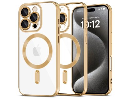 Pouzdro Tech-Protect MagFlex MagSafe pro Apple iPhone 16 Pro Lesklé Zlato