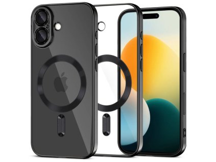 Pouzdro MagFlex MagSafe pro iPhone 17 – lesklé černé