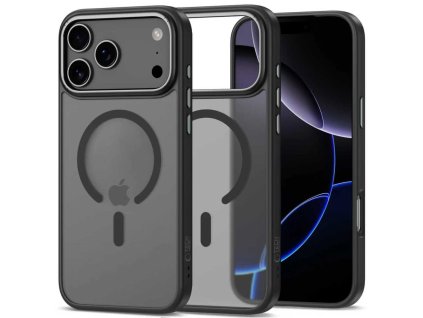 Pouzdro Tech-Protect MagEdge MagSafe pro iPhone 17 Pro – matně černé/Gunmetal