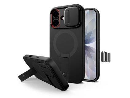 Pouzdro Tech-Protect Kevlar Aura MagSafe pro iPhone 17 – černé