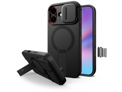Pouzdro Tech-Protect Kevlar Aura MagSafe pro iPhone 17 – černé