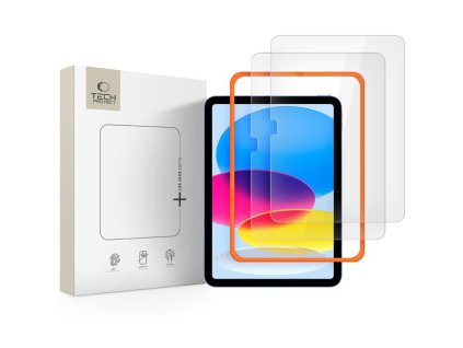 Tech-Protect Easy Set+ – sada 2 ks tvrzených skel pro iPad 10.9" (2022) / iPad 11" (2025)