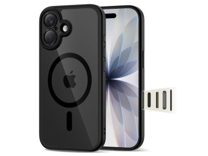 Pouzdro Tech-Protect MagPeak MagSafe CC pro iPhone 17 – Black / Clear