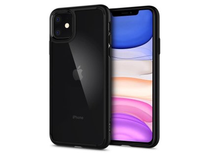 SPIGEN Ultra Hybrid odolný kryt pro iPhone 11, černá/čirá