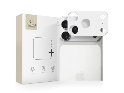 Ochrana fotoaparátu Tech-Protect CamAlloy Fit+ pro iPhone 17 Pro – Silver