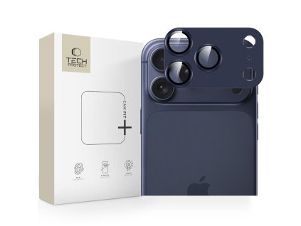 Ochrana fotoaparátu Tech-Protect CamFull Fit+ pro iPhone 17 Pro – Deep Blue