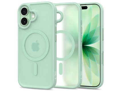Pouzdro Tech-Protect MagMat MagSafe pro iPhone 17 – matná Sage