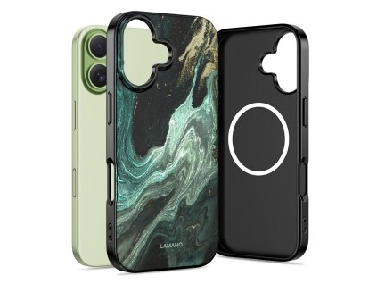Pouzdro Tech-Protect Lamano MagSafe pro iPhone 17 – Verde Aura