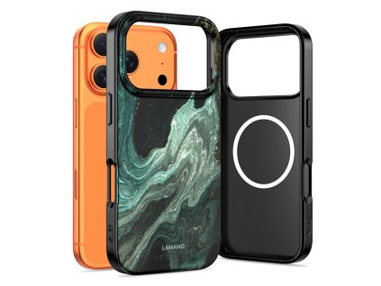 Pouzdro Tech-Protect Lamano MagSafe pro iPhone 17 Pro Max – Verde Aura