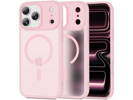 Pouzdro Tech-Protect MagMat MagSafe pro iPhone 17 Pro Max – matná růžová