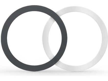 Adaptér Tech-Protect Magmat MagSafe Universal Magnetic prsten černý a stříbrný