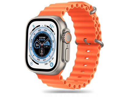 Řemínek Tech-Protect IconBand Pro pro Apple Watch 8 / 9 / 10 / 11 / SE / Ultra (44 / 45 / 46 / 49 mm) – oranžový