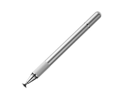 BASEUS ACPCL-0S Prémiový stylus 2v1 pro kapacitní displeje, stříbrný