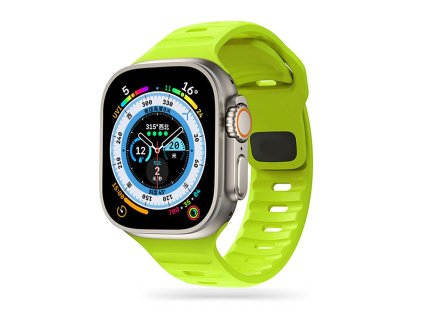 Řemínek Tech-Protect IconBand Line pro Apple Watch 8 / 9 / 10 / 11 / SE / Ultra (44 / 45 / 46 / 49 mm) – Lime