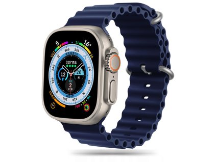 Řemínek Tech-Protect IconBand Pro pro Apple Watch 8 / 9 / 10 / 11 / SE / Ultra (44 / 45 / 46 / 49 mm) – MIDNIGHT BLUE