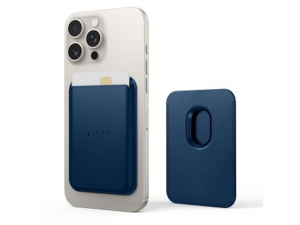 Magnetická peněženka Tech-Protect MagWallet MagSafe – univerzální držák karet – navy blue