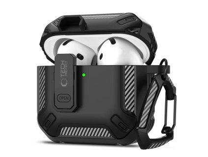 Ochranné pouzdro Tech-Protect Carbonox pro Apple AirPods 4 – černé