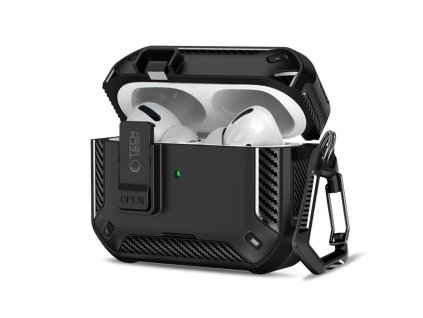 Ochranné pouzdro Tech-Protect Carbonox MagSafe pro Apple AirPods Pro 3 – černé