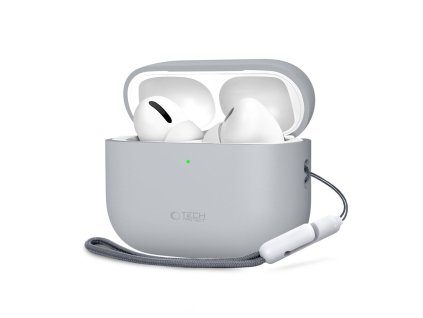 Silikonové pouzdro Tech-Protect pro Apple AirPods Pro 3 – Crayon Grey