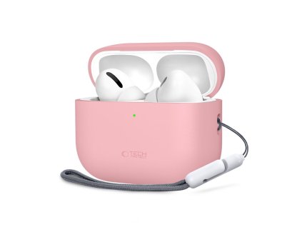 Silikonové pouzdro Tech-Protect pro Apple AirPods Pro 3 – Dusty Pink