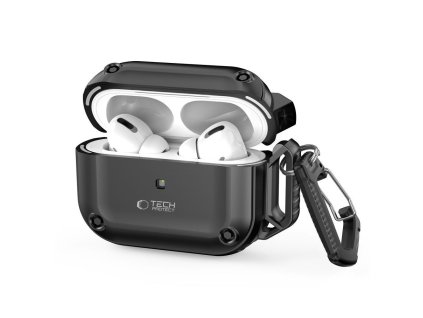 Ochranné pouzdro Tech-Protect Rough Hook pro Apple AirPods Pro 1 / 2 – černé