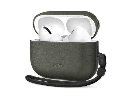 Ochranné pouzdro Tech-Protect NaturalFit pro Apple AirPods Pro 3 – olive green