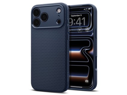 Pouzdro Spigen Liquid Air pro iPhone 17 Pro Max – Navy Blue